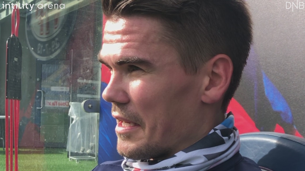 - Vi koser oss på trening